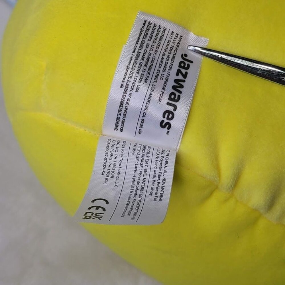 Hello Kitty Squishmallow Plush Pompompurin Costume Hoodie 8" Removable Hood NWT - Picture 11 of 14